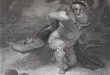 Load image into Gallery viewer, Robert Smirke, after. Shakespeare. King Henry the Fourth, part 1. Falstaff. Engraving by Charles Heath. 1825.