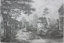 Load image into Gallery viewer, Jan Baptist Bonnecroy. Landscape with a shepherd. Etching. 1632-1676.