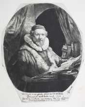 Load image into Gallery viewer, Rembrandt van Rijn, after. Jan Uytenbogaert, Preacher of the Remonstrants. Photogravure by Charles Amand-Durand. 1880.