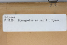 Load image into Gallery viewer, Johann Rudolf Huber, after. Bourgeoise en habit d'hyver. Engraved by Johann Rudolf Schellenberg. Basel, 1798.