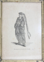 Load image into Gallery viewer, Johann Rudolf Huber, after. Bourgeois en habit de deuil. Engraved Johann Rudolf Schellenberg. Basel, 1798.