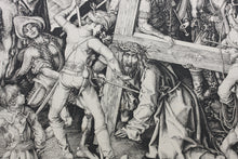 Load image into Gallery viewer, Martin Schongauer, after. Christ carrying the Cross. Photogravure after engraving. Late XIX C.