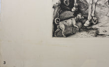 Load image into Gallery viewer, Martin Schongauer, after. Christ carrying the Cross. Photogravure after engraving. Late XIX C.
