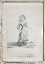 Load image into Gallery viewer, Hans Holbein the Younger, after. Demoiselle de condition du XVIème Siècle. Engraving by Johann Rudolf Schellenberg. Basel, 1798.