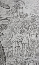 Load image into Gallery viewer, Luca Penni, after. Allegory of the Hunt. Engraving by Giorgio Ghisi. 1556.