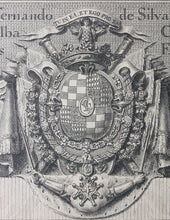 Load image into Gallery viewer, Anton Raphael Mengs, after. Portrait of the Duke of Alba. Engraving by Manuel Salvador Carmona. 1786.