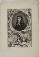 Load image into Gallery viewer, Peter Lely, after. Portrait of William Temple. Engraving by Jacob Houbraken. 1738.