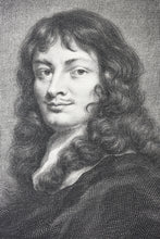 Load image into Gallery viewer, Peter Lely, after. Portrait of William Temple. Engraving by Jacob Houbraken. 1738.