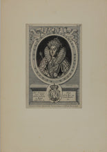 Load image into Gallery viewer, Robert White. Portrait of Elizabeth I, Queen of England. Engraving. 1681.