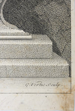 Load image into Gallery viewer, George Vertue. Portrait of King Edward VI. Engraving. 1732-1736.