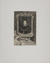 Load image into Gallery viewer, George Vertue. Portrait of King Edward VI. Engraving. 1732-1736.