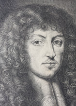 Load image into Gallery viewer, Anselm van Hulle, after. Portrait of Louis XIV. Engraving. C. 1697.