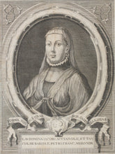 Load image into Gallery viewer, Giuseppe Zocchi, after. Portrait of: Laudomia Acciaiuoli. Engraving by Francesco Allegrini. 1750-1760 (circa).