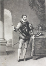 Load image into Gallery viewer, Hieronymus Wierix, after. Portrait of William the First, Prince of Orange. Etching and mezzotint by Charles Turner. 1814.