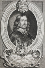 Load image into Gallery viewer, Anselmus Van Hulle, after. Portrait of Matthäus Wesenbeck. Engraving by Pieter de Bailliu. 1649..