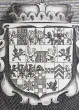 Load image into Gallery viewer, Anselmus Van Hulle, after. Portrait of Matthäus Wesenbeck. Engraving by Pieter de Bailliu. 1649..