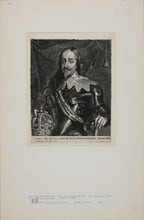 Load image into Gallery viewer, Anthony van Dyck, after. Portrait of Charles I. Engraving by Jan Meyssens. 1633-1670.