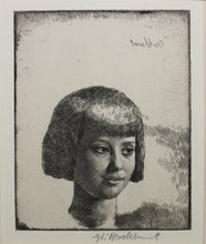 Load image into Gallery viewer, Gerald Leslie Brockhurst. Clytie. Etching. 1920