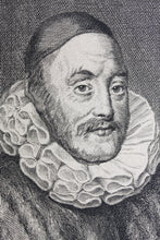 Load image into Gallery viewer, Hendrik Pothoven, after. Portrait of Pieter de Rijcke. Engraving by Jacob Houbraken. 1713 - 1780.