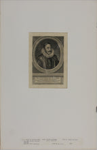 Load image into Gallery viewer, Hendrik Pothoven, after. Portrait of Pieter de Rijcke. Engraving by Jacob Houbraken. 1713 - 1780.
