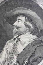 Load image into Gallery viewer, Jacob Backer, after. Hendrik Pothoven, after. Portrait of Nicolaas Hasselaer. Engraving by Jacob Houbraken. 1749 - 1780 and/or 1796.