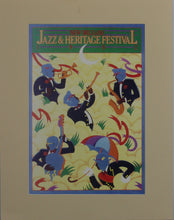 Load image into Gallery viewer, Stephen St. Germain. The Poster of the New Orleans Jazz & Heritage Festival. 1982. Reprint circa 2000.