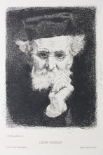 Load image into Gallery viewer, Léon Bonnat. Portrait of Leon Cogniet. Engraving. 1881.