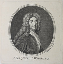 Load image into Gallery viewer, Sir Godfrey Kneller, after. Jacob Houbraken, after. Portrait of Thomas Wharton