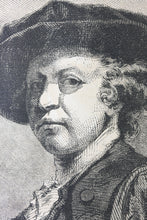 Load image into Gallery viewer, Sir Joshua Reynolds, after. Self-portrait. Engraving by William James Linton(?). 19th century.
