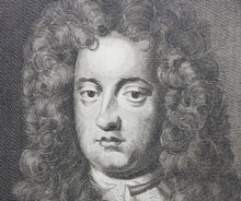 Load image into Gallery viewer, Sir Godfrey Kneller, after. Portrait of George Prince of Denmark. Engraving by Jabez Goldar. 1785.