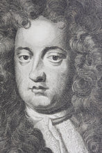 Load image into Gallery viewer, Sir Godfrey Kneller, after. Portrait of George Prince of Denmark. Engraving by Jabez Goldar. 1785.