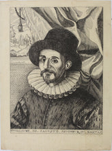 Load image into Gallery viewer, Nicolas de Larmessin. Portrait of Guillaume de Sallus, seigneur du Bartas. Engraving. Late 17th to early 18th century.