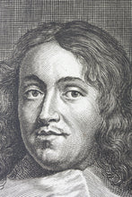 Load image into Gallery viewer, Self-portrait of Hendrick Berckman. Engraving by Conraad Waumans. 1662.
