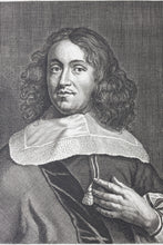 Load image into Gallery viewer, Self-portrait of Hendrick Berckman. Engraving by Conraad Waumans. 1662.