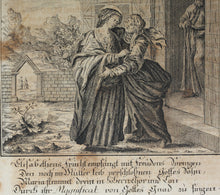 Load image into Gallery viewer, The Visitation. Engraving. Germany. XVIII C.