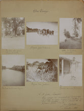 Load image into Gallery viewer, Jean Dybowski. Au Congo. Set of six ethnographic photos of the expedition to the Central Africa. 1891-1892.
