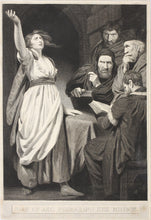 Load image into Gallery viewer, John Opie, after. Joan of Arc declaring her mission. Engraving by Thomas Holloway. 1796.