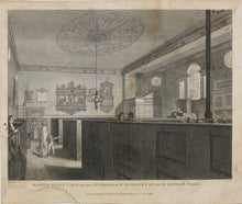 Load image into Gallery viewer, Robert Blemel Schnebbelie, after. North-West view of the Interior of St.Alphage church London Wall. Engraving by William Wise. 1815-1834.