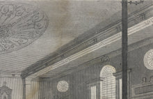 Load image into Gallery viewer, Robert Blemel Schnebbelie, after. North-West view of the Interior of St.Alphage church London Wall. Engraving by William Wise. 1815-1834.