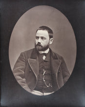 Load image into Gallery viewer, Étienne Carjat. Photo portrait of Emile Zola. Woodburytype. Ca. 1862.