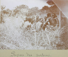 Load image into Gallery viewer, Jean Dybowski. Au Congo. Set of six ethnographic photos of the expedition to the Central Africa. 1891-1892.