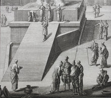 Load image into Gallery viewer, Johann Melchior Füssli, after. Altar in the Temple of Solomon. Engraving by Georg Daniel Heümann. 1731.