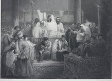 Load image into Gallery viewer, Solomon Alexander Hart, after. A Jewish Synagogue. Engraving by Ebenezer Challis. 1851.