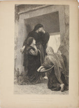 Load image into Gallery viewer, William-Adolphe Bouguereau, after. The holy women at the tomb. Etching by Georges Henri Manesse. 1895.
