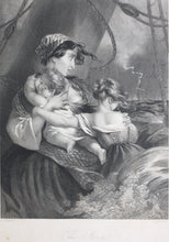 Load image into Gallery viewer, Edmund Thomas Parris, after. The Storm. Engraving by Henry Robinson. 1848.