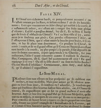 Load image into Gallery viewer, Francis Barlow. XIII The Sow and her Pigs. From Aesop's Fables. Etching. 1666.