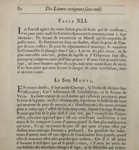 Load image into Gallery viewer, Francis Barlow. XL. The Porcupines and Adders. From Aesop's Fables. Etching. 1666.