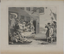Load image into Gallery viewer, William Hogarth, after. The Invasion, or France and England. Set of two engravings by T. Cook. 1798.