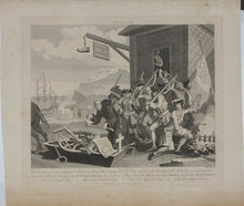 Load image into Gallery viewer, William Hogarth, after. The Invasion, or France and England. Set of two engravings by T. Cook. 1798.