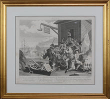 Load image into Gallery viewer, William Hogarth, after. The Invasion, or France and England. Set of two engravings by T. Cook. 1798.